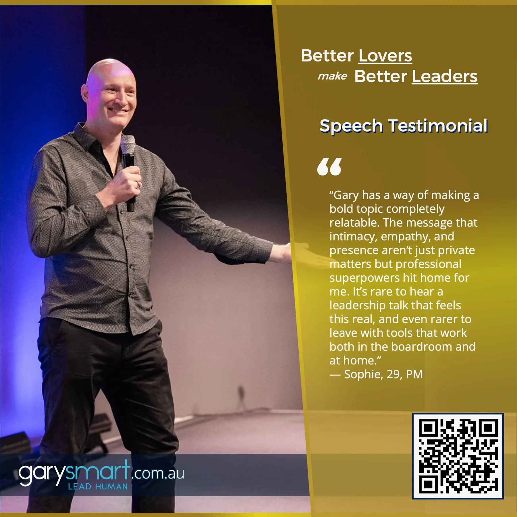 Speech Testimonial